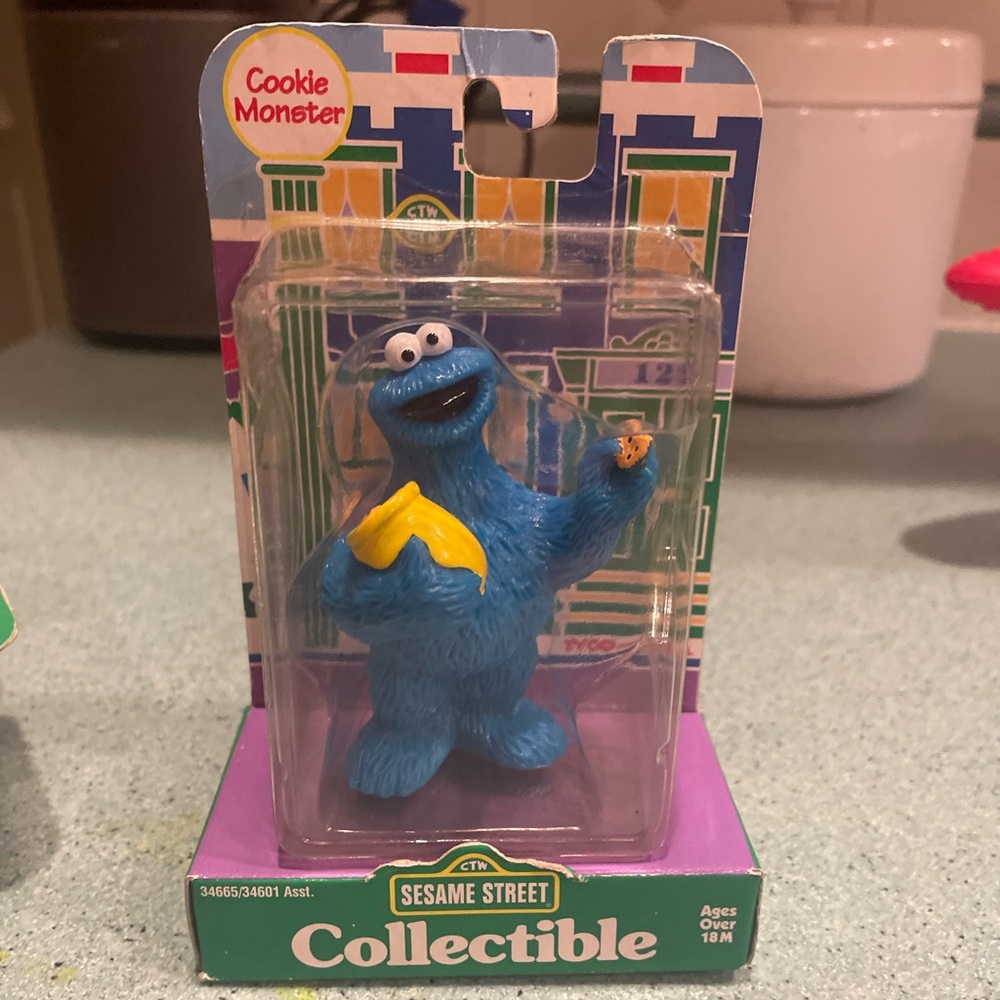1997 collectible Cookie Monster, brand new in package.